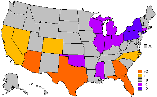 2000 Electoral Vote Reapportionment