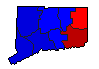2010 Connecticut County Map of Republican Primary Election Results for Senator