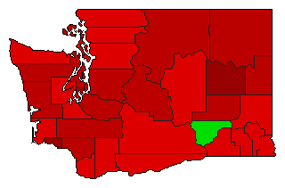 1898 Washington County Map of General Election Results for Initiative