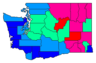 1912 Washington County Map of General Election Results for Attorney General