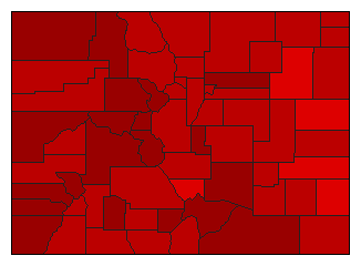 1948 Colorado County Map of General Election Results for Senator