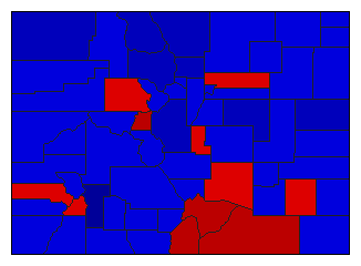 1956 Colorado County Map of General Election Results for Attorney General