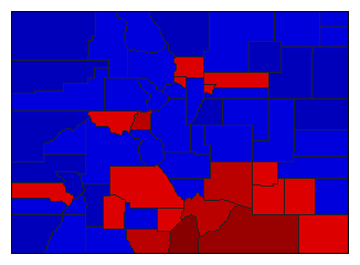 1982 Colorado County Map of General Election Results for Attorney General