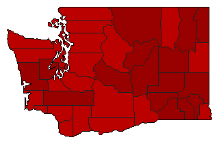 1997 Washington County Map of General Election Results for Initiative