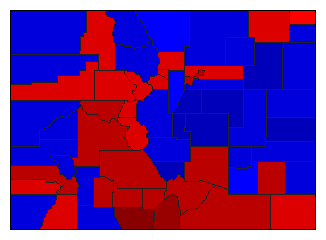 1998 Colorado County Map of General Election Results for Attorney General