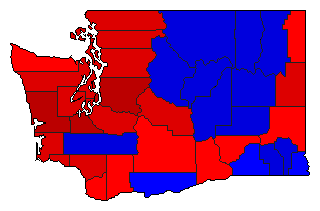 2000 Washington County Map of General Election Results for Attorney General
