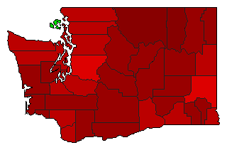 2002 Washington County Map of General Election Results for Referendum
