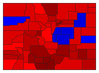2002 Colorado County Map of General Election Results for Attorney General