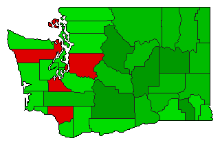 2003 Washington County Map of General Election Results for Initiative