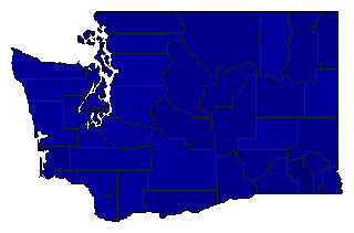 2004 Washington County Map of Republican Primary Election Results for Attorney General