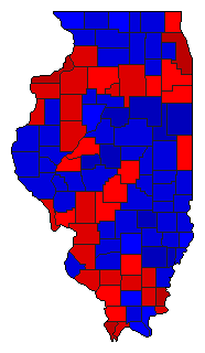 2006 Illinois County Map of General Election Results for State Treasurer