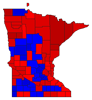 2006 Minnesota County Map of General Election Results for State Auditor