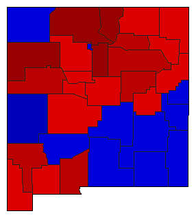 2006 New Mexico County Map of General Election Results for Attorney General