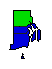 2006 Rhode Island County Map of Republican Primary Election Results for Senator
