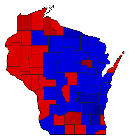 2006 Wisconsin County Map of General Election Results for Attorney General