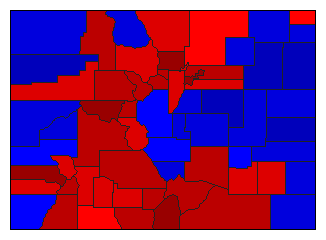 2006 Colorado County Map of General Election Results for Governor
