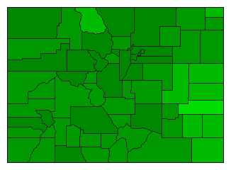 2006 Colorado County Map of General Election Results for Referendum