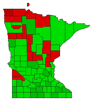 2008 Minnesota County Map of General Election Results for Referendum