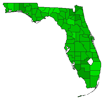 2012 Florida County Map of General Election Results for Referendum