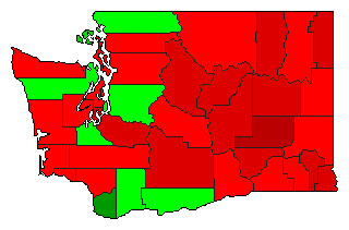 2012 Washington County Map of Democratic Primary Election Results for State Auditor