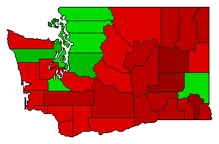 2012 Washington County Map of General Election Results for Referendum