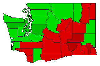 2012 Washington County Map of General Election Results for Initiative