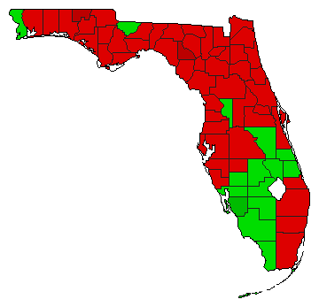 2014 Florida County Map of General Election Results for Referendum