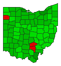 2014 Ohio County Map of General Election Results for Referendum