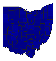 2016 Ohio County Map of Republican Primary Election Results for Senator