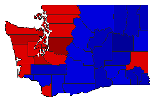 2016 Washington County Map of General Election Results for Insurance Commissioner