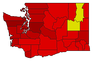 2016 Washington County Map of General Election Results for Attorney General