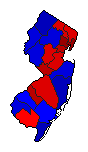 2018 New Jersey County Map of General Election Results for Senator