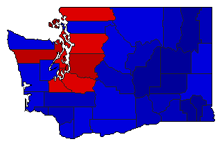 2020 Washington County Map of General Election Results for State Treasurer