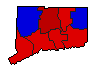 2022 Connecticut County Map of General Election Results for Attorney General