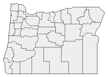 2024 Oregon County Map of Republican Primary Election Results for President