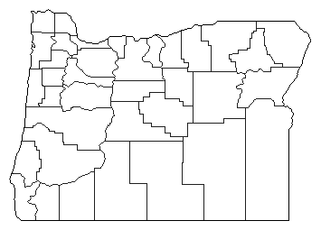 2024 Oregon County Map of Republican Primary Election Results for President