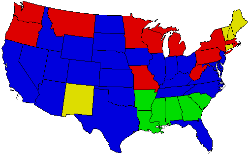 US Parliamentary America Timeline Genusmap