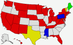 SouthernLiberal Endorsements Map