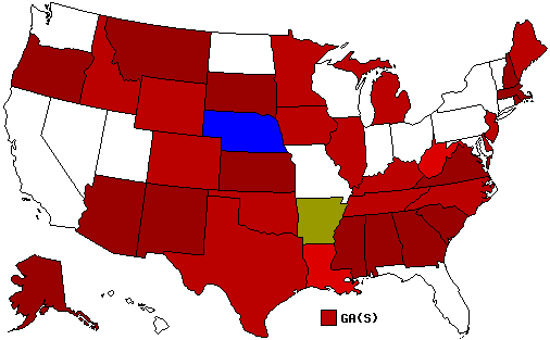 2020 Senate Endorsement Map