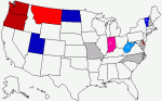 Governor Poll Map
