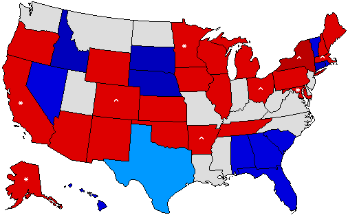 Political Lefty Map