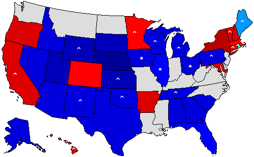 Governor Prediction Map