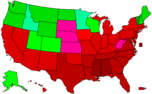 President Prediction Map