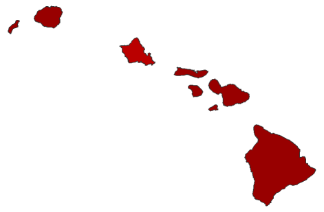 2018 Senatorial General Election - Hawaii Election County Map