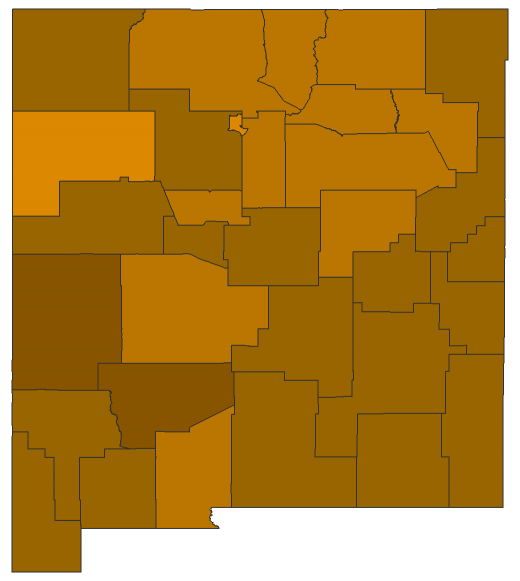 2016 Presidential Republican Primary - New Mexico Election County Map