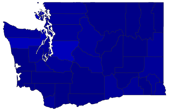 2024 Presidential Republican Primary - Washington Election County Map