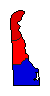 1982 Delaware County Map of General Election Results for State Auditor