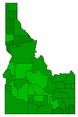 2006 Idaho County Map of General Election Results for Referendum