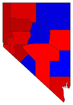 2006 Nevada County Map of General Election Results for Attorney General