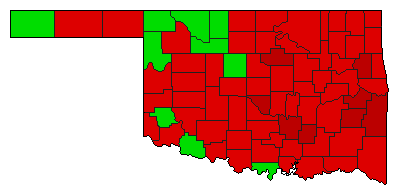 2016 Oklahoma County Map of General Election Results for Referendum